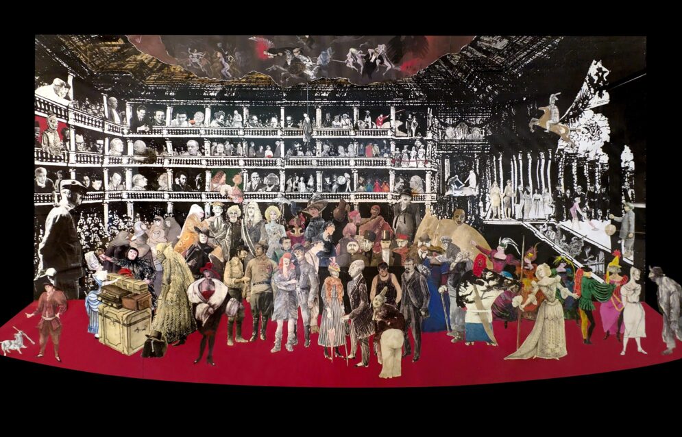 Annemarie Rost 2000 Collage Hommage au Theatre c Annemarie Rost