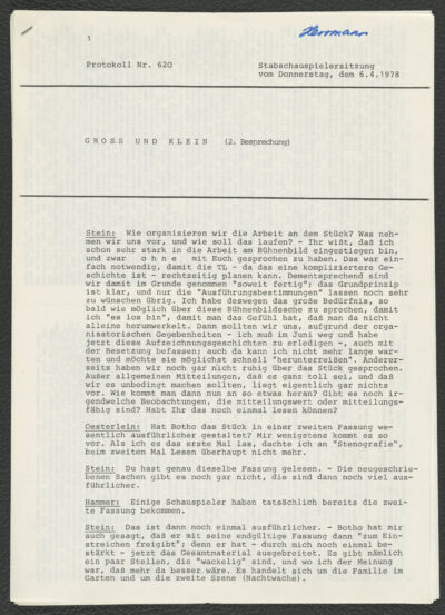 Protokoll Nr 620 Schaubuehne 03