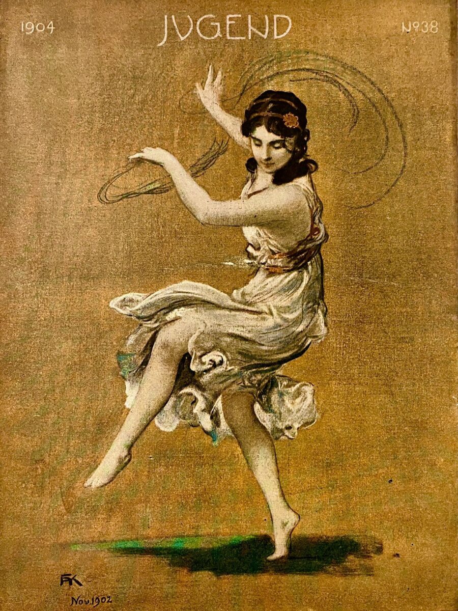 Isadora Duncan Cover Jugend 1904 c Munich Dance Histories